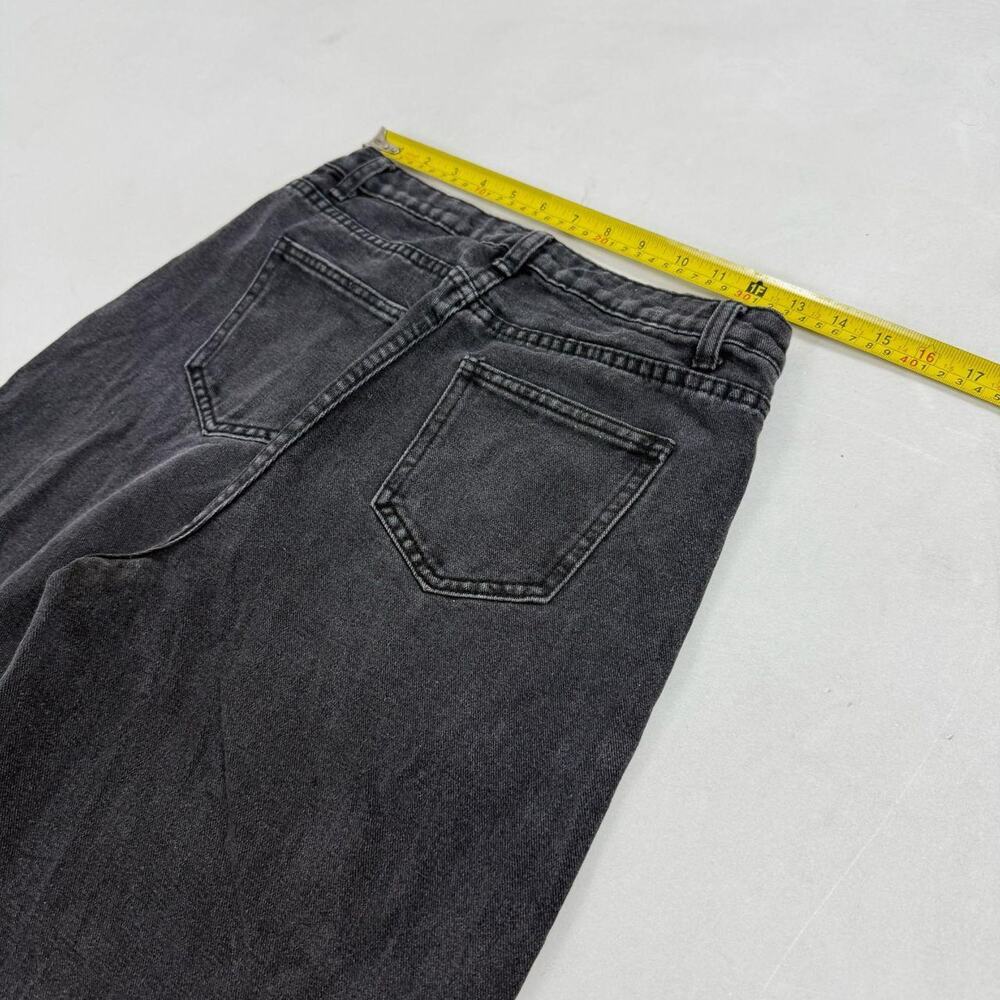 Vintage y2k distressed grunge skater baggy embroidered wide leg jeans - Picture 5 of 5